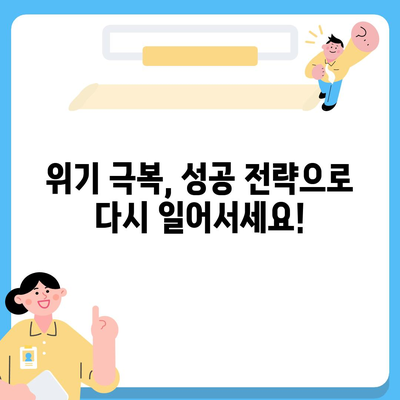 경영위기 극복, 지원금 신청부터 성공 전략까지 | 기업 지원, 재정 지원, 경영난 극복