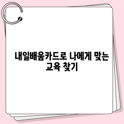 국민내일배움카드 사용처 총정리| 어디서 어떻게 사용할 수 있을까요? | 내일배움카드, 사용처, 교육, 훈련, 지원