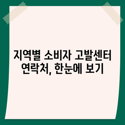 소비자 고발센터 전화번호 찾기| 지역별 연락처 총정리 | 소비자 보호, 피해 구제, 전화번호 목록