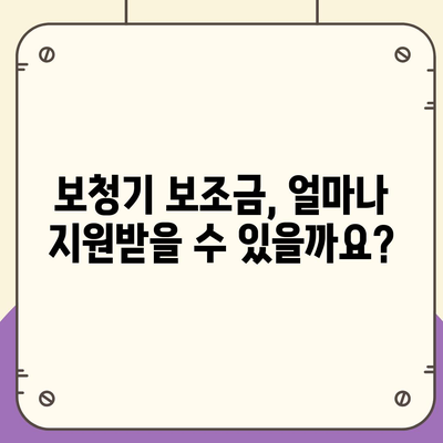 보청기 보조금 신청 완벽 가이드| 지원 자격부터 신청 방법까지 | 보청기, 지원금, 장애인, 노인, 청각 장애