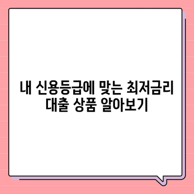 2024 신용대출 금리 비교| 나에게 맞는 최저금리 찾기 | 신용대출, 금리 비교, 대출 상품, 금융 정보