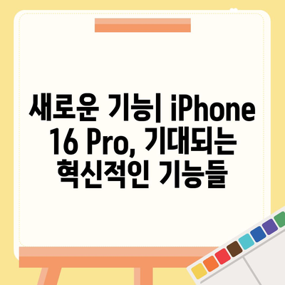 iPhone 16 Pro | 출시일, 디자인 및 기타 변화 예상