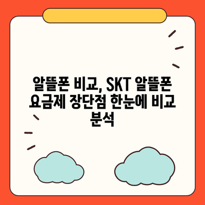 SKT 알뜰폰 요금제 추천| 내게 딱 맞는 요금제 찾기 | 통신비 절약, 저렴한 요금, 알뜰폰 비교