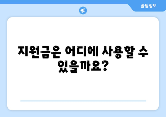 제주도 제주시 외도동 민생회복지원금 | 신청 | 신청방법 | 대상 | 지급일 | 사용처 | 전국민 | 이재명 | 2024