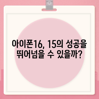 아이폰15 1호 구입자 논란과 아이폰16 우려