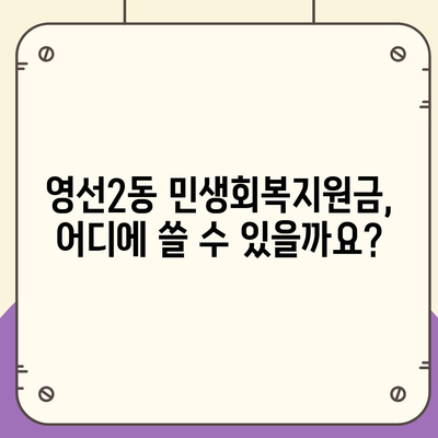 부산시 영도구 영선2동 민생회복지원금 | 신청 | 신청방법 | 대상 | 지급일 | 사용처 | 전국민 | 이재명 | 2024