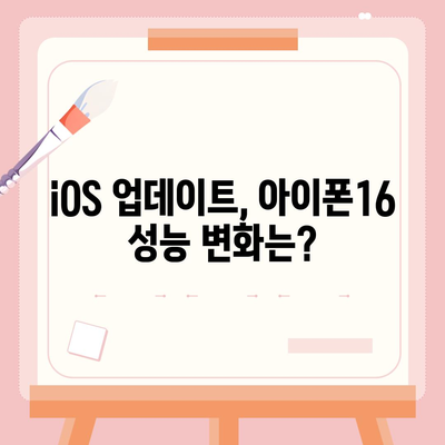 iOS 업데이트 후 아이폰16 벤치마크 결과 비교