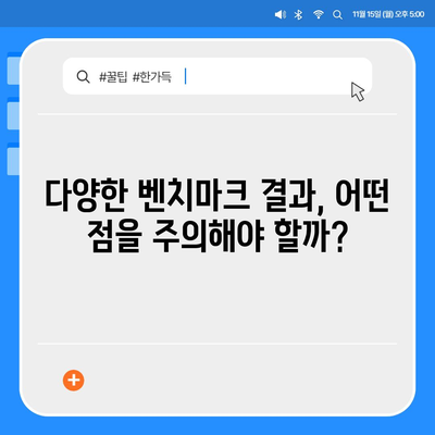 아이폰16 벤치마크 결과의 신뢰성 및 정확성