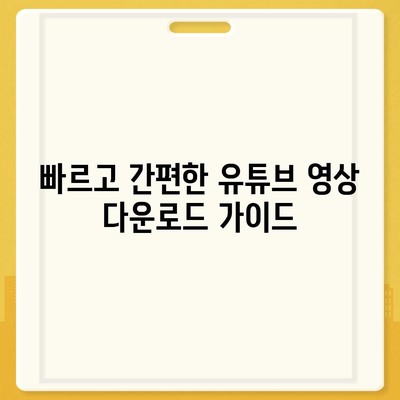 유튜브 영상 저장하기방법 EaseUS 유튜브 영상 다운로드