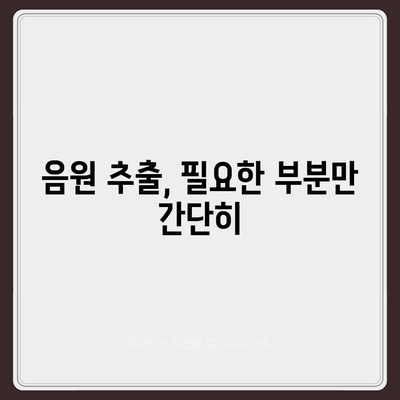 유튜브 동영상 저장, 다운로드, 음원 추출을 위한 프리미엄 방법