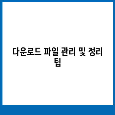 아이폰 사파리 브라우저 다운로드 경로 확인 및 변경 가이드