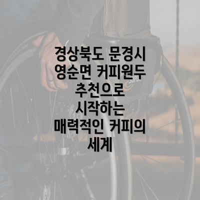 경상북도 문경시 영순면 커피원두 추천으로 시작하는 매력적인 커피의 세계