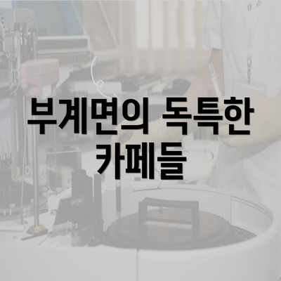 부계면의 독특한 카페들