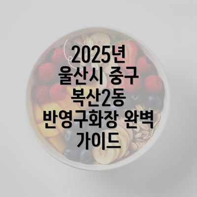 2025년 울산시 중구 복산2동 반영구화장 완벽 가이드