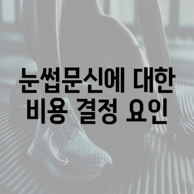 눈썹문신에 대한 비용 결정 요인