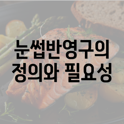 눈썹반영구의 정의와 필요성