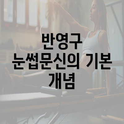 반영구 눈썹문신의 기본 개념