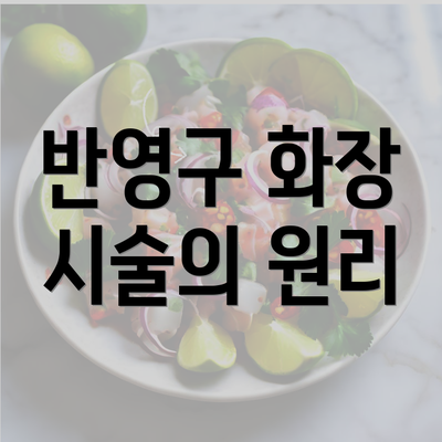 반영구 화장 시술의 원리