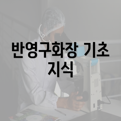 반영구화장 기초 지식