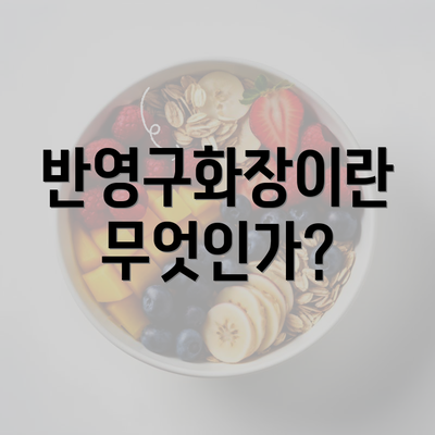 반영구화장이란 무엇인가?