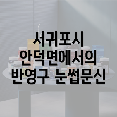 서귀포시 안덕면에서의 반영구 눈썹문신