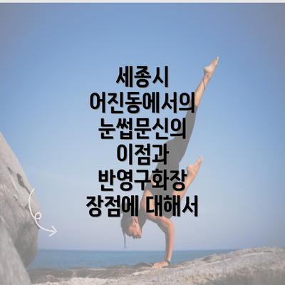 세종시 어진동에서의 눈썹문신의 이점과 반영구화장 장점에 대해서