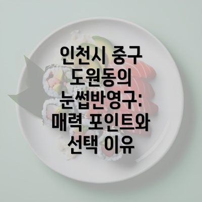 인천시 중구 도원동의 눈썹반영구: 매력 포인트와 선택 이유