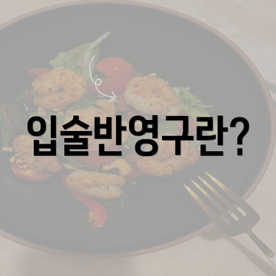 입술반영구란?