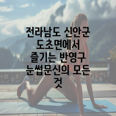 전라남도 신안군 도초면에서 즐기는 반영구 눈썹문신의 모든 것