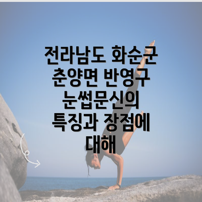 전라남도 화순군 춘양면 반영구 눈썹문신의 특징과 장점에 대해