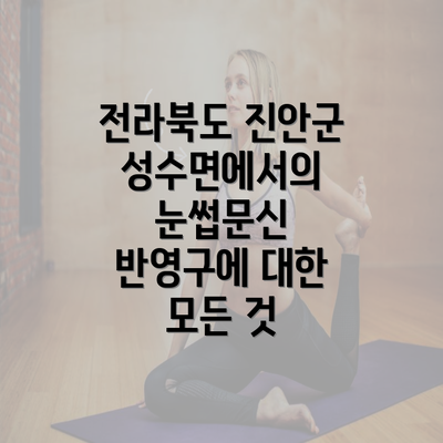 전라북도 진안군 성수면에서의 눈썹문신 반영구에 대한 모든 것