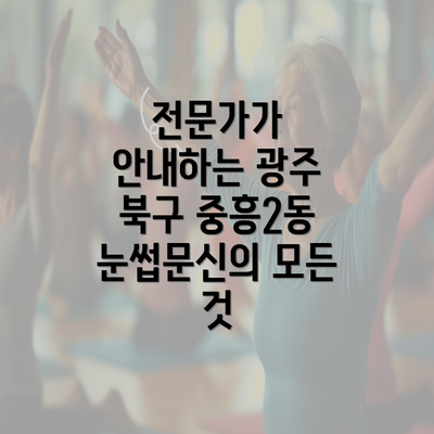 전문가가 안내하는 광주 북구 중흥2동 눈썹문신의 모든 것