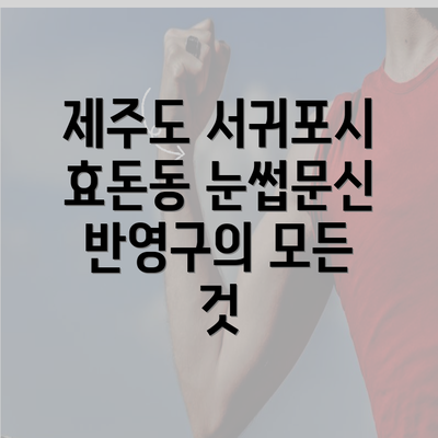 제주도 서귀포시 효돈동 눈썹문신 반영구의 모든 것