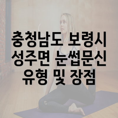 충청남도 보령시 성주면 눈썹문신 유형 및 장점