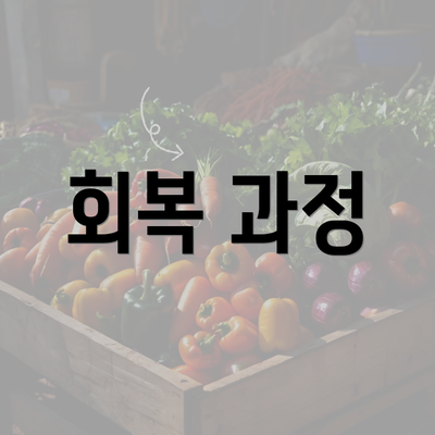 회복 과정