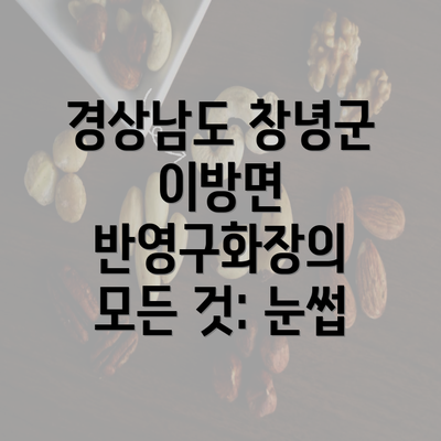 경상남도 창녕군 이방면 반영구화장의 모든 것: 눈썹