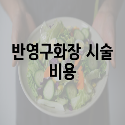 반영구화장 시술 비용