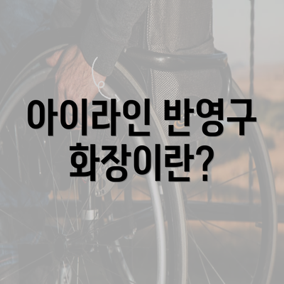 아이라인 반영구 화장이란?