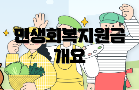 민생회복지원금 개요