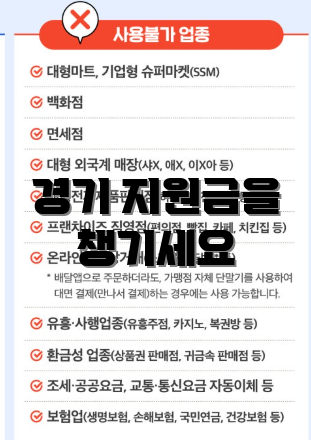 경기 지원금을 챙기세요