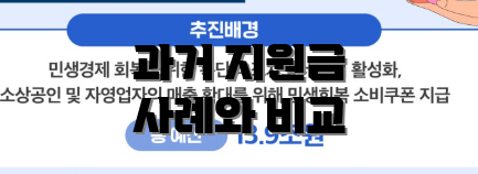 과거 지원금 사례와 비교