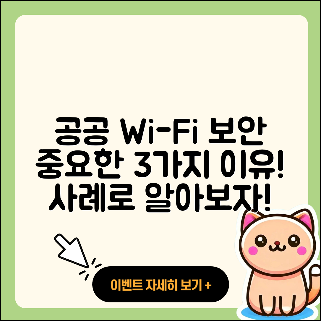 공공 와이파이의 보안이 중요한 3가지 이유와 사례